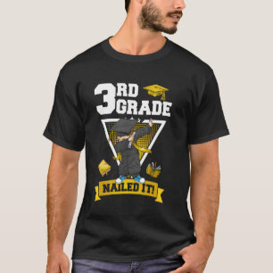 Dabbing Graduation Boy 3rd Grade Nailed It Class O T-Shirt