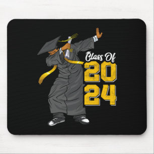 Dabbing Graduation Cl Of Shirt African Juneteenth Mouse Pad