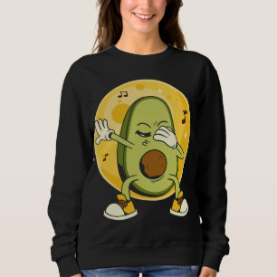 Dabbing Guacamoles Mexican Cuisine Fruits Salad Av Sweatshirt