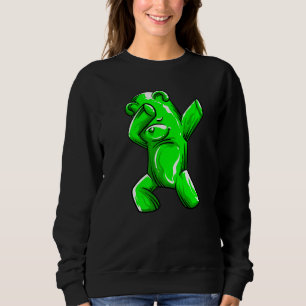 Dabbing Gummy Bear Cool Jelly Candy Animal Dance Sweatshirt
