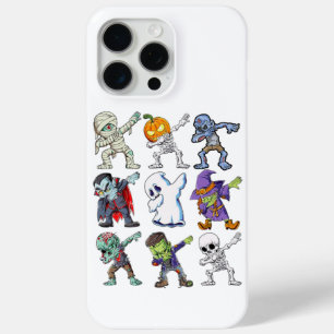 Dabbing Halloween Boys Skeleton Zombie Mummy  iPhone 15 Pro Max Case