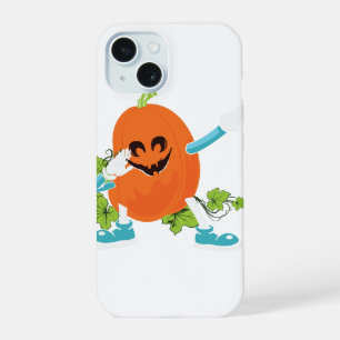 Dabbing Halloween Boys Skeleton Zombie Scary iPhone 15 Case