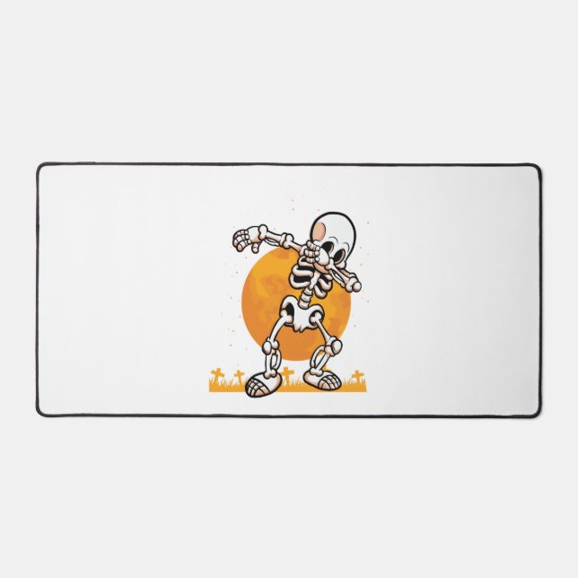 Dabbing Halloween Desk Mat (Front)