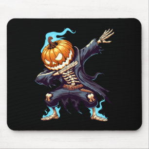 Dabbing Halloween Skeleton Monster Dab Spooky Boys Mouse Pad