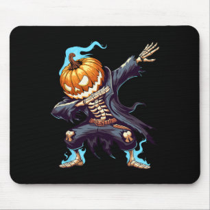 Dabbing Halloween Skeleton Monster Dab Spooky Boys Mouse Pad