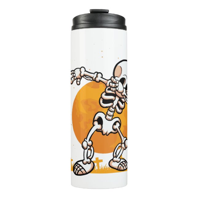 Dabbing Halloween Thermal Tumbler (Front)