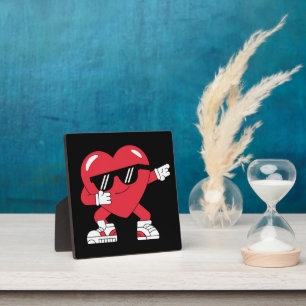 Dabbing Heart Funny Gifts Valentines Day Plaque