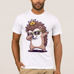 Dabbing Hedgehog Funny Cute Dab Dance T-Shirt