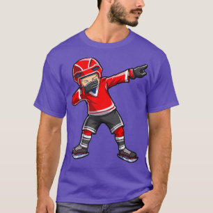 Dabbing Hockey T Shirt Boys Men Kids Dab Squad