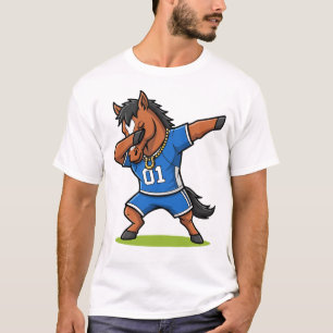 Dabbing Horse Funny Cute Dab Dance T-Shirt