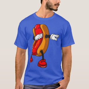 Dabbing Hot Dog T  Hot Dog Gifts Tee