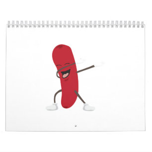 Dabbing Hotdog Funny - Gift Idea Calendar