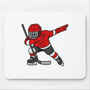 Dabbing Ice Hockey Player Sports Athlete Dab Dance Mouse Pad
