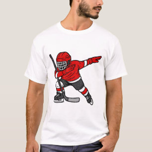 Dabbing Ice Hockey Player Sports Athlete Dab Dance T-Shirt