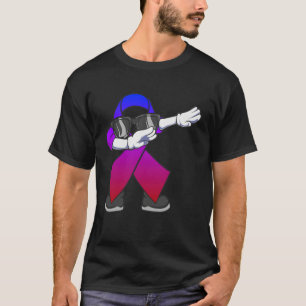 Dabbing Inclusion Ribbon Dabbin Dance T-Shirt