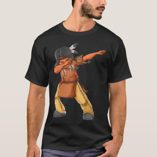 Dabbing Indian Funny Cute Native American Dance T-Shirt