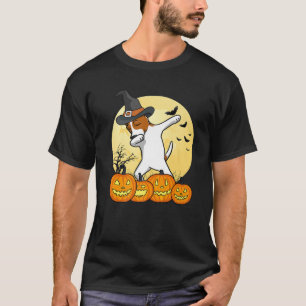 Dabbing Jack Russell Terrier Dab Dance Halloween D T-Shirt