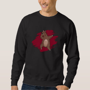 Dabbing Lama Dab Alpaca Funny Kids Gift Idea Cool Sweatshirt
