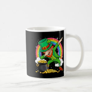 Dabbing Leprechaun Boy St Patricks Day Fun Men Wom Coffee Mug