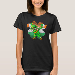 Dabbing Leprechaun for Kids Boys Mens Youth T-Shirt