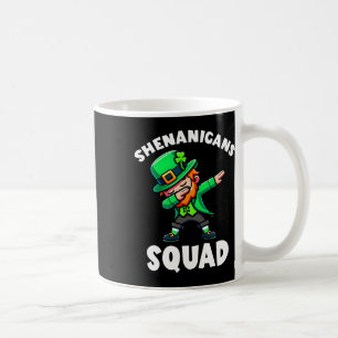 Dabbing Leprechaun St Patricks Day Shenanigans Squ Coffee Mug
