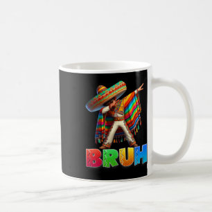 Dabbing Mexican Boy Bruh Poncho Cinco De Mayo Men Coffee Mug