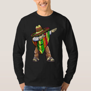 Dabbing Mexican Poncho Cinco De Mayo 1 T-Shirt