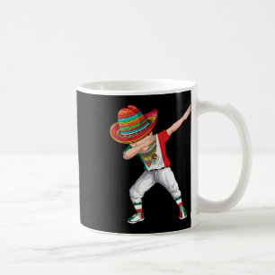Dabbing Mexican Poncho Cinco De Mayo Boys Men Somb Coffee Mug