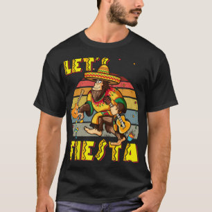Dabbing Mexican Poncho Cinco De Mayo Funny Vintage T-Shirt