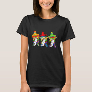Dabbing Mexican Poncho Cinco De Mayo Gnome Tacos M T-Shirt