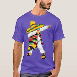 Dabbing Mexican Poncho Cinco de Mayo Sombrero 1 T-Shirt