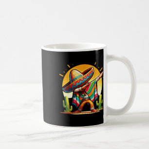Dabbing Mexican Poncho Sombrero Dab Dance Cinco De Coffee Mug