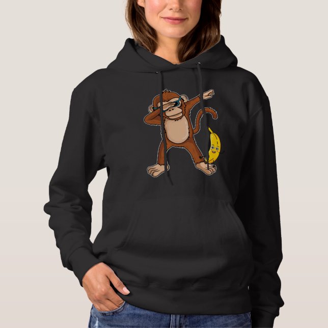 Dabbing Monkey  Dab Dance Monkey Hoodie (Front)