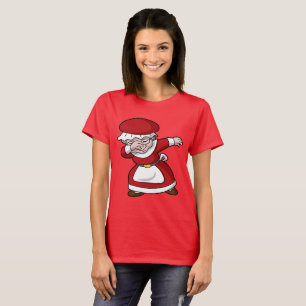 Dabbing Mrs Claus Christmas Dab T-Shirt