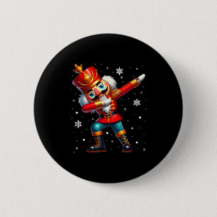 Dabbing Nutcracker Christmas Costume Matching Fami 6 Cm Round Badge