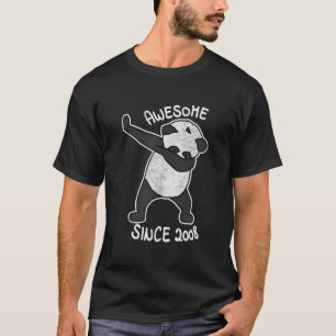Dabbing Panda Awesome Since 2008 10Th T-Shirt