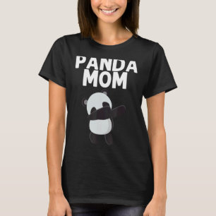 Dabbing Panda Black White Panda Bear  Mum Grandma T-Shirt