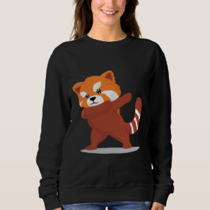 Dabbing Panda - Cute Kawaii Dabbing Red Panda Gift Sweatshirt