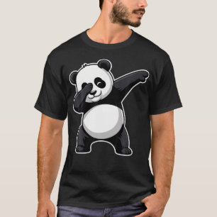 Dabbing Panda Funny Dab Dance Cute Panda Bear T-Shirt