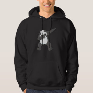 Dabbing Panda Graphic Cute Animal Graphic Hoodie
