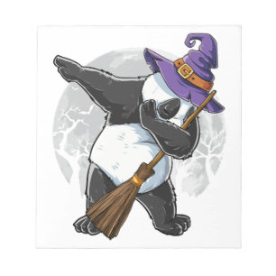 Dabbing Panda Halloween Shirts, Halloween 2021 Notepad