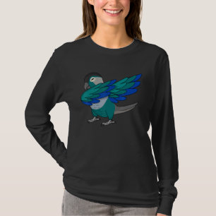 Dabbing Parrot I Turquoise Green Cheek Conure T-Shirt