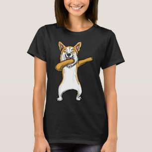 Dabbing Pembroke Corgi Welsh Dab Dance T-Shirt
