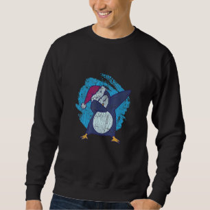 Dabbing Penguin Christmas Xmas Dab Dance Funny Boy Sweatshirt