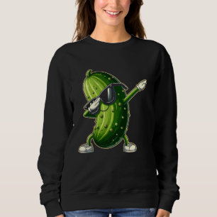 Dabbing Pickle Cucumber Vegetable Food Jar Lover F Sweatshirt