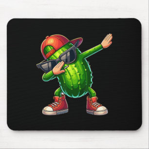 Dabbing Pickle Dancing Cucumber Lover Funny Pickle Mouse Pad