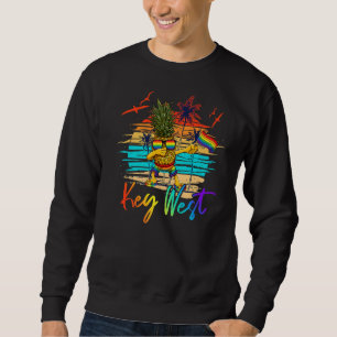 Dabbing Pineapple Gay Pride Lgbt Key West Summer 2 Sweatshirt