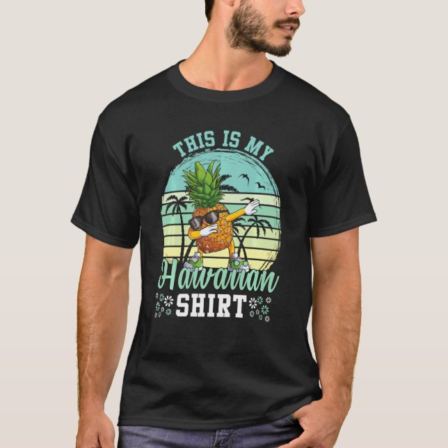 Dabbing Pineapple Hawaiian Shirts Tropical Aloha B (Front)