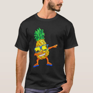 Dabbing Pineapple Men Kid Beach Vacation Summer H T-Shirt