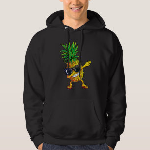 Dabbing Pineapple Sunglasses Aloha Beaches Hawaii Hoodie
